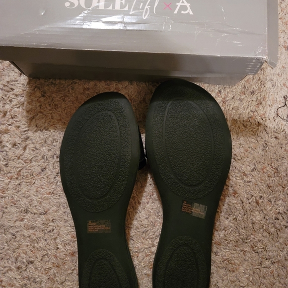 Ashley Stewart
-SOLE LIFT BUCKLE SLIDE SANDAL - Picture 2 of 5